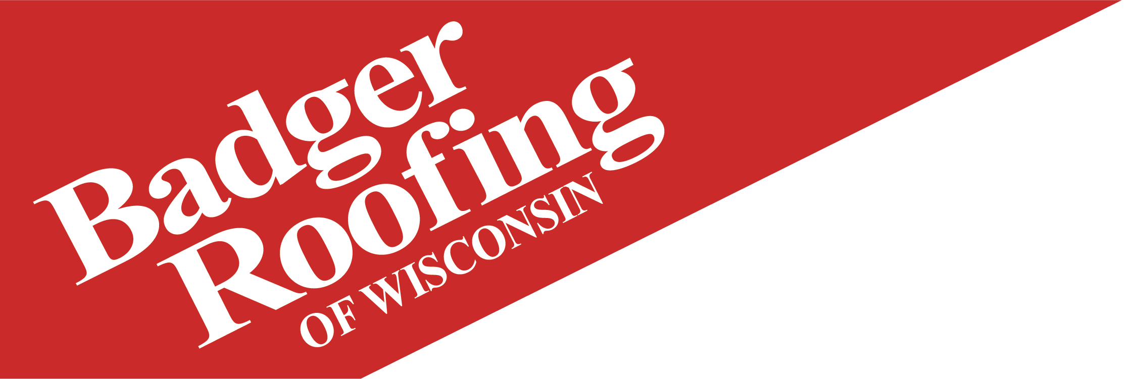 Badger Roofing of Wisconsin - Diagonal Logo